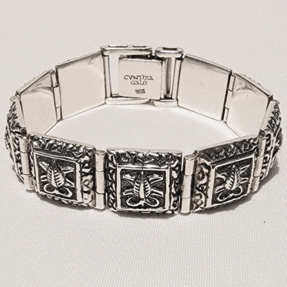 Vintage Cynthia Gale Sterling Silver Bracelet